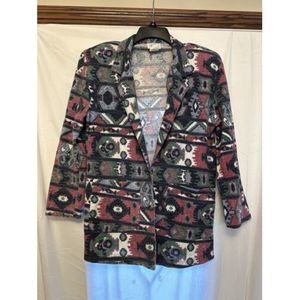 OSC Sport Women’s‎ Cardigan Blazer Blue Green Pink White Size Small